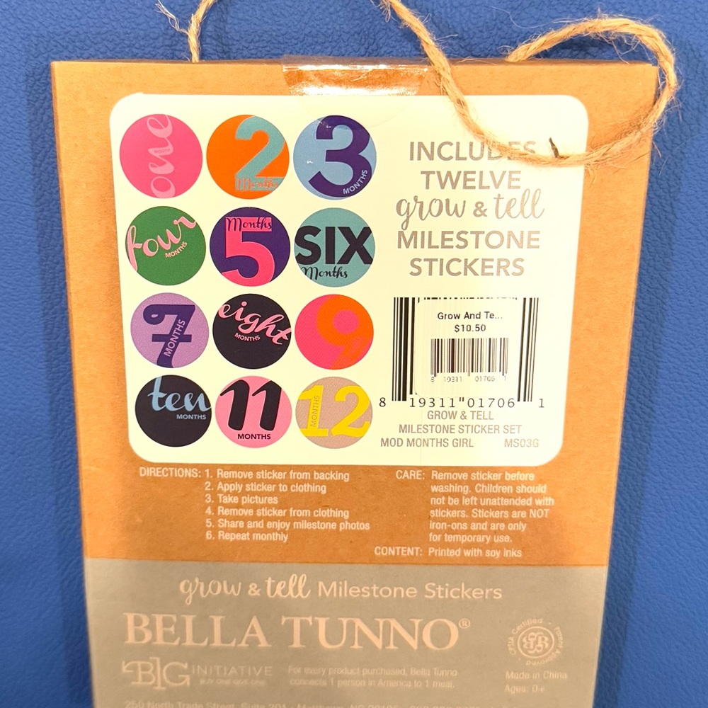 Bella Tunno Pink Milestone Sticker Set - Picture 2 of 3